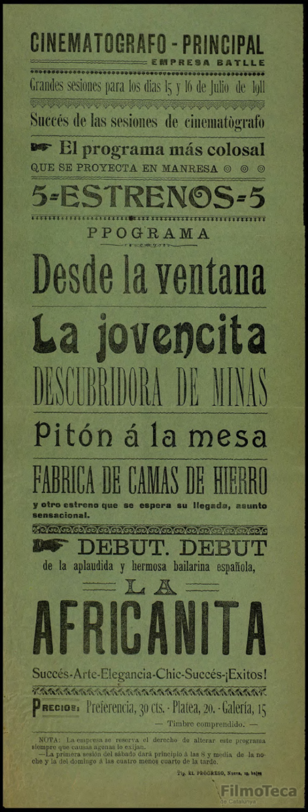 Eine vintage-Movie-Werbung mit schwarzem Hintergrund, weißer Schrift und einem weißen Rand, die ein gedämpftes Farbschema aus Blauen und Grautönen verwendet.