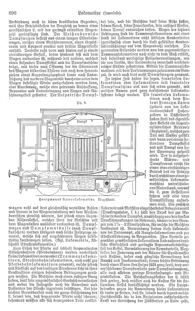 Ausführliches Schema-Diagramm eines Automobils aus dem deutschen Patent 890,000,000, das Komponenten wie Kolben und Ventile zeigt.