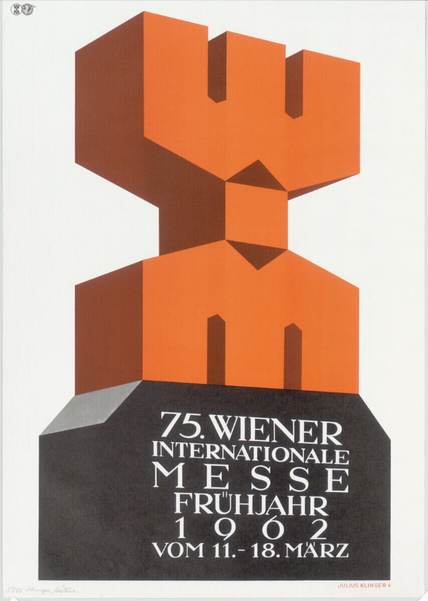 Ein Plakat für die 75. Internationale Messe Frühjahr in München, Deutschland, mit einem weißen Hintergrund und einem bunten, detaillierten Kunstwerk in der Mitte.
